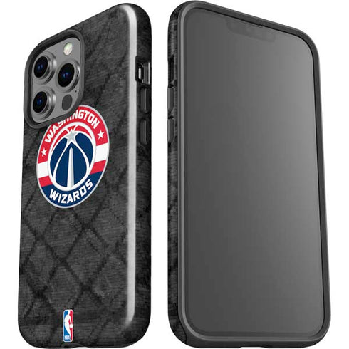 NBA Washington Wizards Black Rust iPhone 15 Pro Impact Case